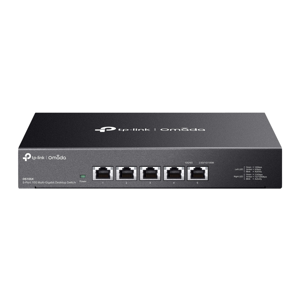 TP-Link Omada DS105X network switch Unmanaged 10G Ethernet (100/1000/1