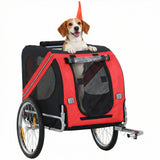 Dog Bike Trailer Pet Cart Bicycle Wagon Cargo Carrier Attachment