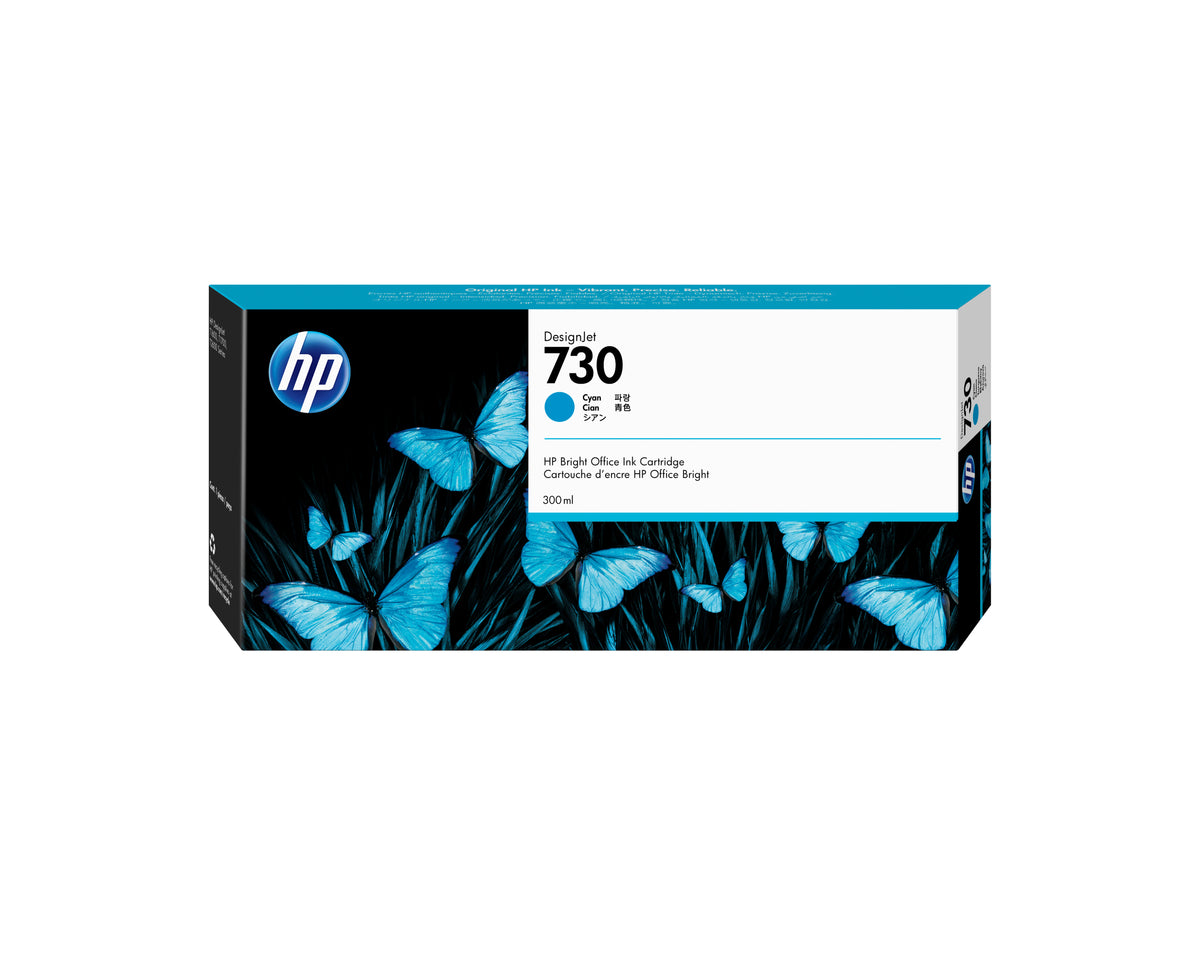 Hewlett Packard P2V68A Hp 730 300-Ml Cartridge Ink, Cyan