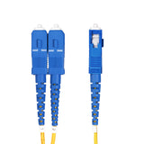 Câble fibres optiques StarTech.com 2 m (6,6 pi) LC vers SC (UPC) OS2 monomode duplex