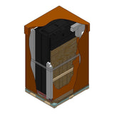 APC NetShelter SX, armoire serveur, 42U, emballage de choc, 2000 l