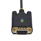 StarTech.com 3.3ft (1m) USB to Null Modem Serial Adapter Cable, Interc