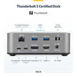 StarTech.com Thunderbolt 5 Universal Docking Station, Multi-Display Hu