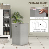 Laundry Cabinet with Removable Basket, Tilt Out Laundry Hamper with Adjustable Shelf and Open Compartments