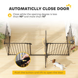 Foldable Dog Playpen Indoor for Small Medium Dogs with Door