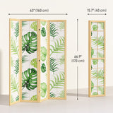 4 Panel Folding Privacy Screen, 67