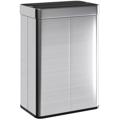 14.5 Gal (55 L) Sensor Can, Fingerprint-Proof Stainless Steel