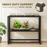 40 Gallon Fish Tank Stand, Heavy Duty Aquarium Stand with Storage Shelf, Adjustable Feet, 36.6