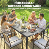 Outdoor Dining Table for 4-6, 59