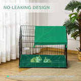 Cage métallique d'extérieur pour petits animaux pour lapins et chats
