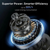 28dB Tower Fan with 12 Speeds and 4 Modes, Standing Floor Fan with 80° Oscillating