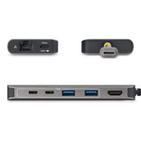 StarTech.com USB-C to HDMI Multiport Adapter with 140W PD Charging, 4K