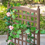 Raised Garden Bed with Trellis, Wood Planter Box for Garden