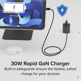 Plugable Technologies PS-30C1B 30W USB-C Fast Charger