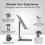 Plugable Technologies Magnetic Tablet Holder for MagSafe iPad Pro 12.9