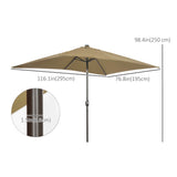 6.5x10ft Patio Umbrella