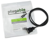Câble USB-C vers VGA Plugable 1,8 m - Connexion sans pilote Thunderbolt 4