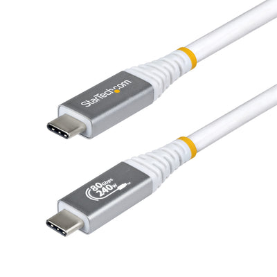 StarTech.com 1.5ft (45cm) USB4 Cable, 80Gbps, USB-IF Certified USB-C C