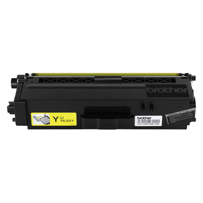 Brother TN331Y Yellow Toner Cartridge, Standard Yield
