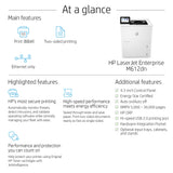 HP LaserJet Enterprise M612dn Black and white Printer, Ethernet Only;