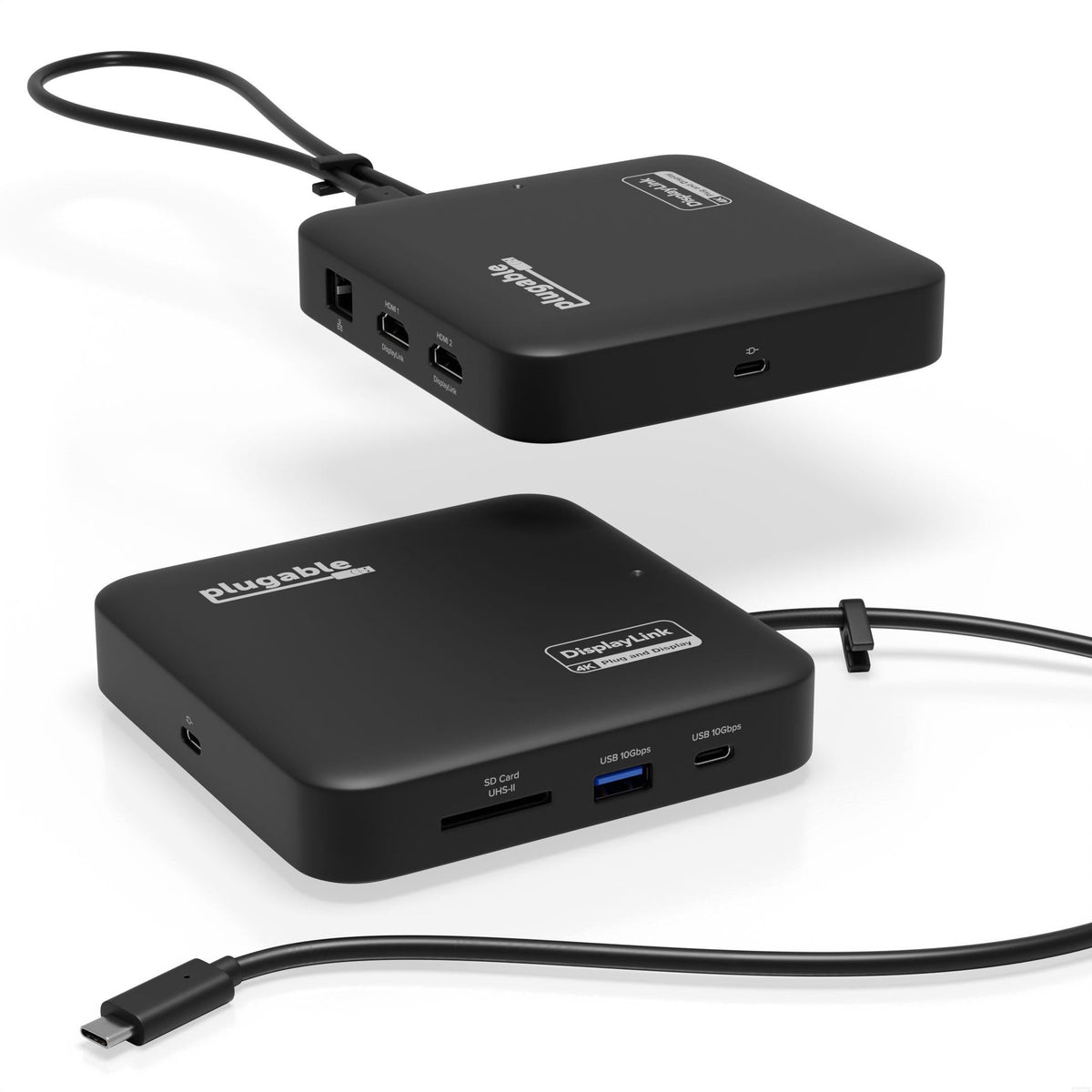 Plugable Technologies UD-6950PDZ 7-in-1 USB-C Dock Dual HDMI