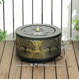 Outdoor Water Fountain with LED Lights, 10