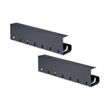 StarTech.com 2-Pack Under Desk Cable Management Tray, 42