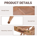 Folding Wood French Artists Easel Set Portable Art Painters Tripod Sketch Craft