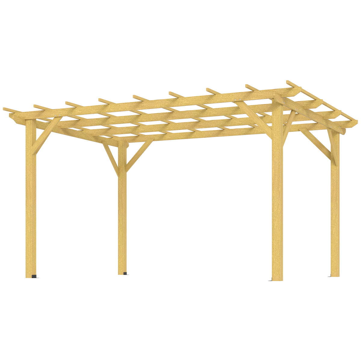 10' x 13' Wood Pergola