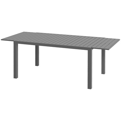 Aluminum Outdoor Dining Table for 6-8 People