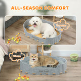Dog Bed, Felt Cat Couch Sofa for Small Medium Dogs