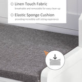 Porte-manteau banc à chaussures, meuble d'entrée avec banc et rangement à chaussures, banc d'entrée avec 4 crochets, 2 tiroirs, 2 étagères