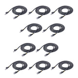 StarTech.com 6 ft. CAT6 Ethernet cable - 10 Pack - Black CAT6 Patch Co