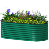 5 x 2.5 x 2 ft Galvanized Raised Garden Bed