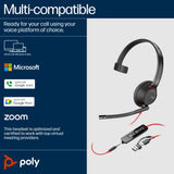 HP Poly Blackwire 5210 Monaural USB-C Headset