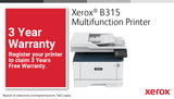 Imprimante multifonction Xerox B315 - 40 ppm sans fil A4
