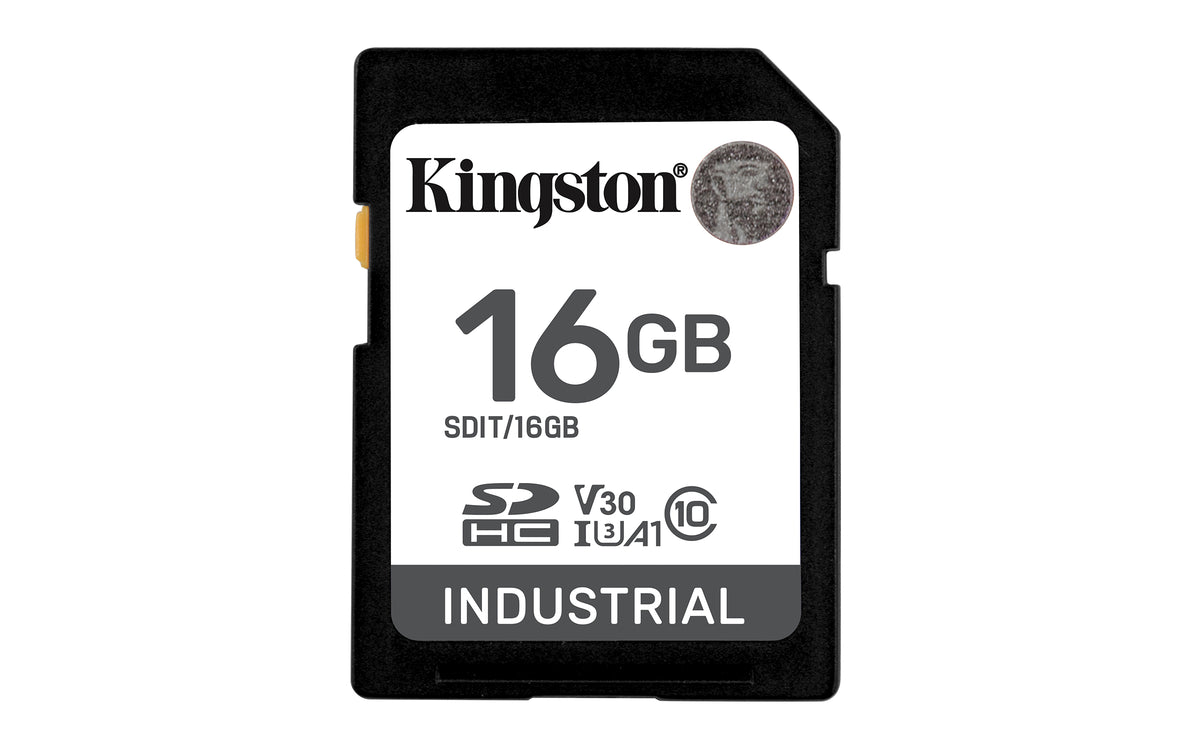 Kingston 16GB SDHC Industrial Memory Card -40C to 85C
