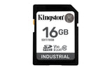 Kingston 16GB SDHC Industrial Memory Card -40C to 85C