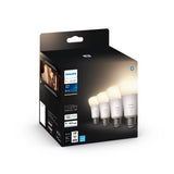 Philips Hue White 75W A19 E26 4-Pack