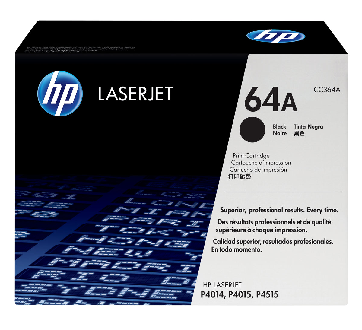 TONER CART F/LASERJET P4014 P4015 P4515 SERIES 10K PG YLD