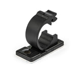 StarTech.com 100 Adhesive Cable Management Clips Black