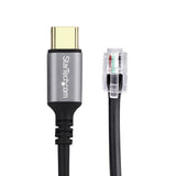 Adaptateur USB-C vers RJ9 StarTech.com pour combiné téléphonique de bureau ou casque filaire/Wi