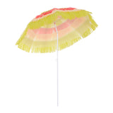 6FT Beach Umbrella Tilt Sunshade Height Adjustable Outdoor Market Patio Yard Crank Deck Sun Shade