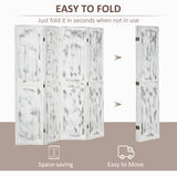 Screen Divider Room Divider Screen with Foldable Design for Indoor Bedroom Office 5.5' Rustic