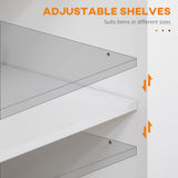 Kitchen Island with Storage, Rolling Cart Trolley with Rubberwood Top, Adjustable Shelf, Drawer