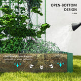 Metal Raised Garden Bed with Trellis