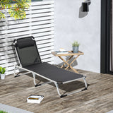 Chaise longue pliante