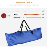 Ensemble d'entraînement d'agilité portable 3 pièces pour chiens avec barre de tissage réglable, saut en hauteur réglable