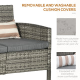 3-Seater Wicker Sofa