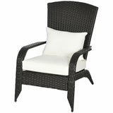 Patio Wicker Adirondack Chair